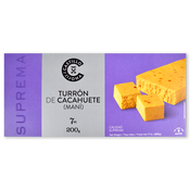 Torró de cacauet refinat suprema Castillo de Jijona