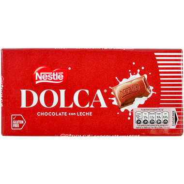 Chocolate con leche DOLCA, tableta 100 g