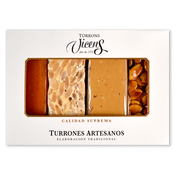 Estoig regal 4 turrons de 80 g Vicens