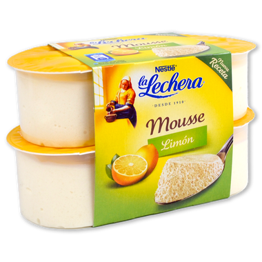 Mousse de limón LA LECHERA, pack 4x59 g 236 g