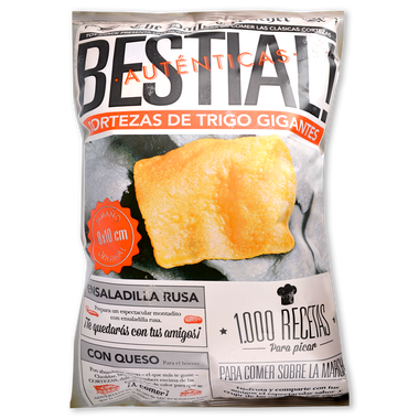Cortezas de trigo gigantes Bestial 100 g