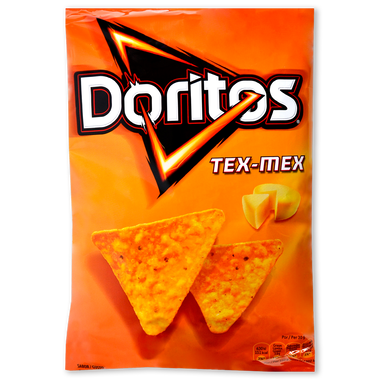 Nachos de maíz sabor a queso DORITOS Tex Mex, bolsa 140 g
