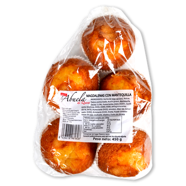 Magdalenas mantequilla La Abuela 450 g