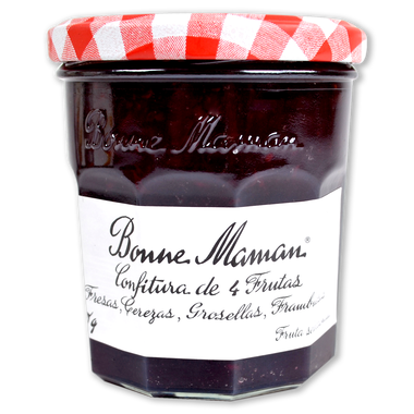 Confitura de 4 frutas BONNE MAMAN, frasco 370 g