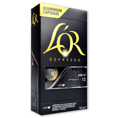 Café Onyx compatible Nespresso L'OR, caja 10 uds