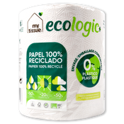 Rotllo paper reciclat multiusos My Tissue doble capa 300 serveis