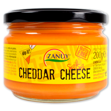 Salsa cheddar ZANUY, frasco 200 g