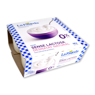 LA FAGEDA Iogurt natural desnatat sense lactosa 500 g