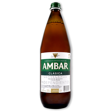 Cerveza clásica Ambar 1 L