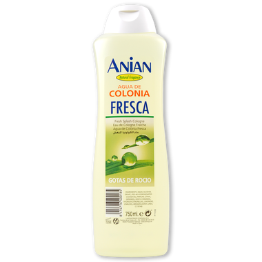 Agua de colonia fresca Anian 750 ml