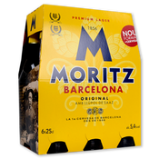 Cervesa Moritz paq. 6 u. de 25 cl