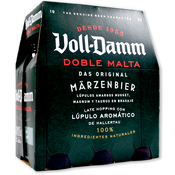Cervesa doble malta Voll-damm paq. 6 u. de 25cl
