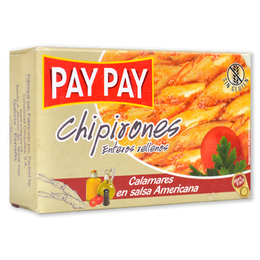 Chipirones rellenos en aceite girasol Pay pay 72 g