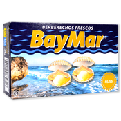 Berberechos al natural Baymar 45/55 piezas