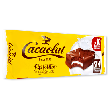 Pastelito de cacao CACAOLAT, 10 uds., paquete 350 g