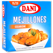 Mejillones en escabeche Dani 15/20 piezas