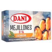 Mejillones en escabeche Dani 8/14 piezas