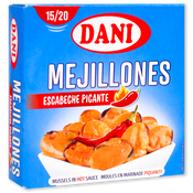 Mejillones en escabeche picante Dani 15/20 piezas