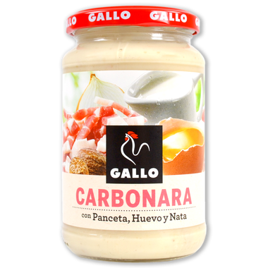 Salsa carbonara GALLO, frasco 330 g