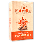 Imagen de Café molido La Estrella descafeinado