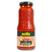 Tomàquet fregit Solis amb oli d'oliva