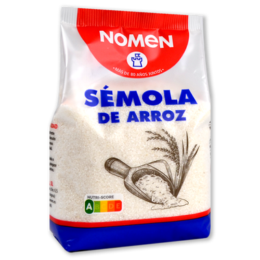 Sémola de arroz NOMEN, bolsa 500 g