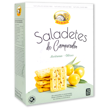 BIRBA Galetes salades amb olives 150 g