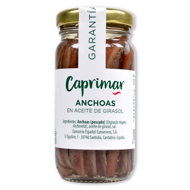 CAPRIMAR Filets d'anxova en oli vegetal 55 g