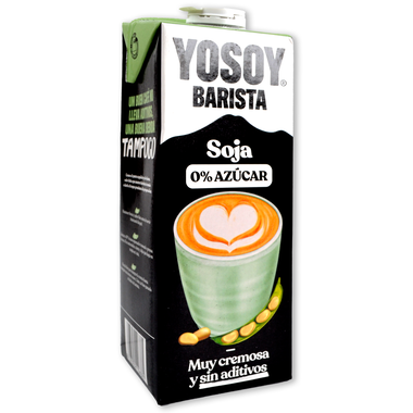 Bebida vegetal de soja barista YOSOY, brik 1 litro