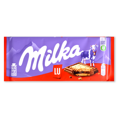 Chocolate con leche Lu MILKA, tableta 87 g