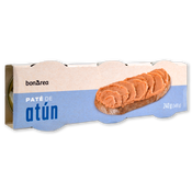Paté de tonyina paq. de 3 u. de 80 g