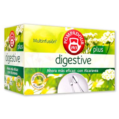 Infusión digestiva POMPADOUR, caja 20 sobres 20 u