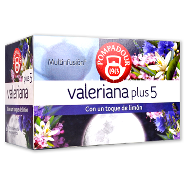Infusión valeriana POMPADOUR, caja 20 sobres 20 u