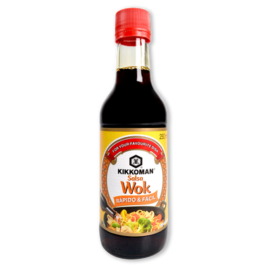 Salsa wok KIKKOMAN, frasco 250 ml