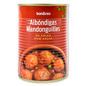 Mandonguilles amb salsa