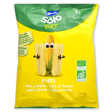 Snack maíz y avena Hero Solo Bio 25 g