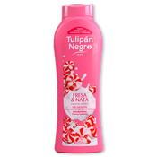 Gel de bany Tulipan Negre maduixa i nata