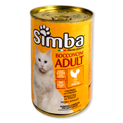 Comida para gato albondigas de pollo Simba lata