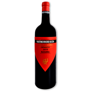 Vino tinto crianza Faustino Rivero Ulecia DO Navarra 75 cl
