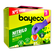 Imagen de Guantes nitrilo talla S Bayeco resistente