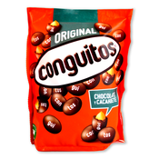 Imagen de Bolas de cacahuete con chocolate Conguitos doypack
