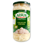 Coliflor cocida Alsur frasco