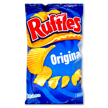 Patata ondulada sabor ketchup RUFFLES, bolsa 150 g