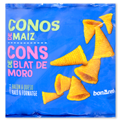 Cons de blat de moro sabor bacó i formatge