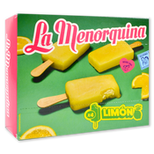 Gelat polo la Menorquina llimona paq. de 4 u.