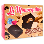 Gelat polo la Menorquina coco paq. de 4 u.