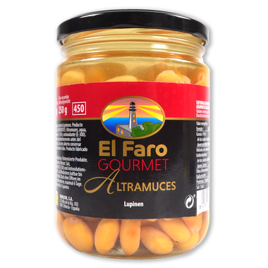 Altramuces Gourmet EL FARO, frasco 250 g