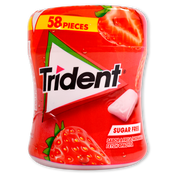 Chicle fresa Trident bote