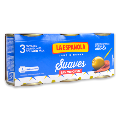 LA ESPAÑOLA Olives verdes farcides d'anxova 150 g