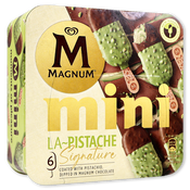 Helado Bombón Magnum Mini Pistacho paq. de 6 u.